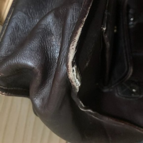 Frye brown leather cool vintage tote work bag - Picture 10 of 12